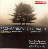Album artwork for SCRIABIN: SYMPHONY NO. 1 / RACHMANINOV: CHORUSES