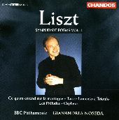 Album artwork for Liszt: Symphonic Poems Vol 1 / Noseda, BBC