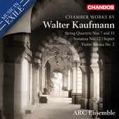 Album artwork for Walter Kaufmann: Chamber Music