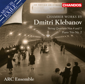 Album artwork for Klebanov: CHAMBER WORKS