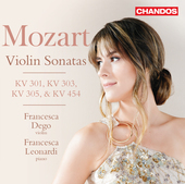 Album artwork for Mozart: Violin Sonatas / Dego