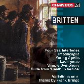Album artwork for Britten: Four Sea Interludes / Handley, Bedford