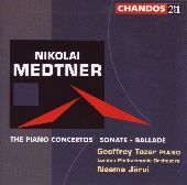 Album artwork for MEDTNER: PIANO CONCERTOS
