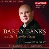 Album artwork for BARRY BANKS SINGS BEL CANTO ARIAS