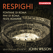 Album artwork for Respighi: Feste romane - Fontane di Roma - Pini di