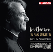 Album artwork for Beethoven: The Piano Concertos / Bavouzet
