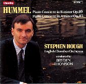 Album artwork for Hummel: Piano Concertos Opp 89 & 85 / Hough