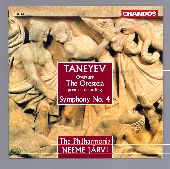 Album artwork for Taneyev: Symphony No. 4 (Jarvi)