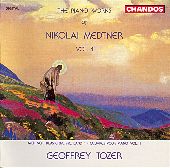 Album artwork for Medtner: Piano Works Vol. 1 (Tozer)