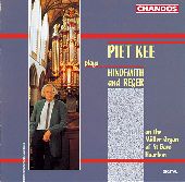 Album artwork for PIET KEE PLAYS HINDEMITH AND REGER ON THE MULLER O
