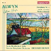 Album artwork for Alwyn: Symphony No. 3, Violin Concerto (Hickox)