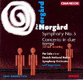 Album artwork for Norgard: Symphony No. 3, Concerto in due tempi