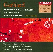 Album artwork for Gerhard: Symphony no. 3, Piano Concerto (Bambert)