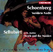 Album artwork for Schoenberg : Verklarte Nacht / Schubert : Death an