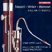 Album artwork for Mozart Weber Hummel Bassoon Concertos Popov