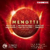 Album artwork for Menotti: Apocalypse, Fantasia for Cello (Hickox)