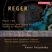 Album artwork for REGER: PSALM 100, VARIATIONS AND FUGUE ON A THEME