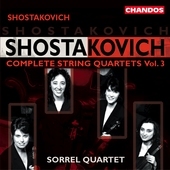 Album artwork for SHOSTAKOVICH - COMPLETE STRING QUARTETS, VOLUME 3