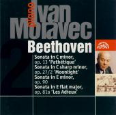 Album artwork for IVAN MORAVEC PLAYS BEETHOVEN