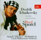 Album artwork for DVORAK & TCHAIKOVSKY VIOLIN CONCERTOS