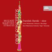 Album artwork for Mozart, Martinu, Strauss Oboe Concertos (Hantak)