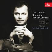 Album artwork for The Greatest Romantic Violin Concertos / Hudecek