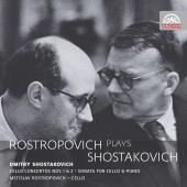 Album artwork for ROSTROPOVICH PLAYS SHOSTAKOVIC