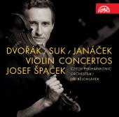 Album artwork for Suk, Janacek & Dvorak: Violin Concertos / Spacek
