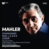 Album artwork for Mahler: Symphonies Nos. 1, 5, 6, 9, Lieder