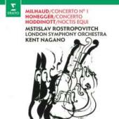 Album artwork for Mihaud - Honegger - Hoddinott - Rostropovich