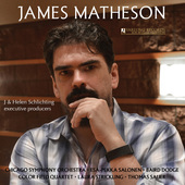 Album artwork for James Matheson: String Quartet, Violin Concerto & 