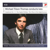 Album artwork for Michael Tilson Thomas Conducts Ives