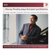 Album artwork for Murray Perahia Plays Brahms and Schubert