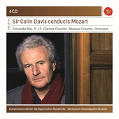 Album artwork for Sir Colin Davis Conducts Mozart Serenades & Overtu