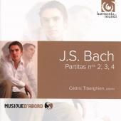 Album artwork for Bach: Partitas 2, 3, 4 / Tiberghien