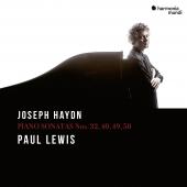 Album artwork for Haydn: Piano Sonatas 32,40.49 & 50 (Paul Lewis)