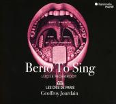 Album artwork for Berio To Sing / Lucile Richardot