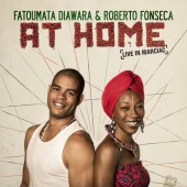 Album artwork for At Home - Live. Roberto Fonseca & Fatoumata Diawar