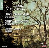 Album artwork for Mravinsky Conducts Beethoven & Shostakovich