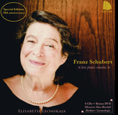 Album artwork for Schubert: Late Piano Sonatas / Leonskaja