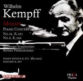 Album artwork for Mozart: Piano Concertos #24 & 8 / Kempff