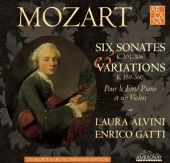 Album artwork for Mozart: Six Sonates & Variations / Alvini, Gatti