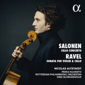 Album artwork for Salonen: Cello Concerto - Ravel: Sonata for Violin
