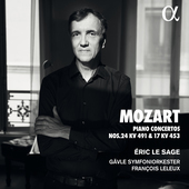 Album artwork for Mozart: Piano Concertos Nos. 24 KV 491 & 17 KV 453