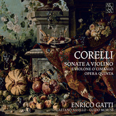 Album artwork for Corelli: Violin Sonatas, Op. 5 / Gatti
