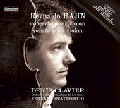 Album artwork for Hahn: Violin Concerto in D Major & Violin Sonata i