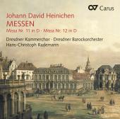 Album artwork for Johann David Heinichen: Masses Nos. 11 & 12