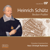 Album artwork for Schütz: Complete Recording, Vol. 15 – Becker Ps