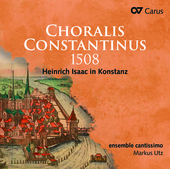 Album artwork for CHORALIS CONSTANTINUS 1508