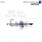 Album artwork for SOLO FOR CELLO FRIEDRICH GAUWERKY / CAGE